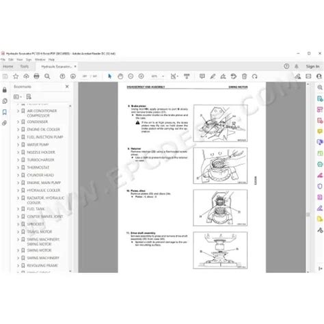 Komatsu Excavator PC120 6 Excel Service Repair Manual