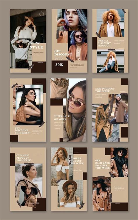 Casual Fashion Instagram Stories Templates Psd