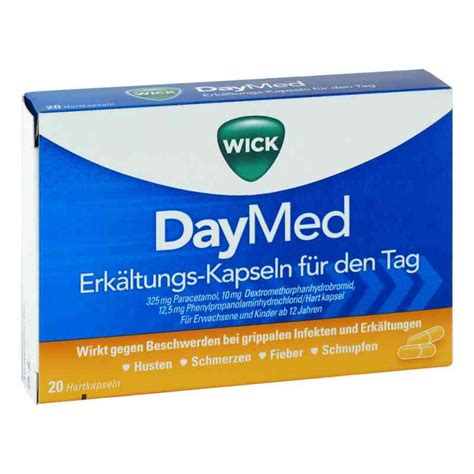 WICK DayMed Erkältungs Kapseln für den Tag 20 stk