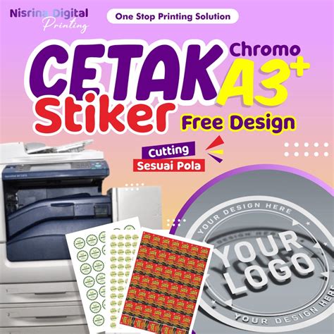 Jual Cetak Stiker Bontac Chromo A Kuliner Produk Makanan Snack