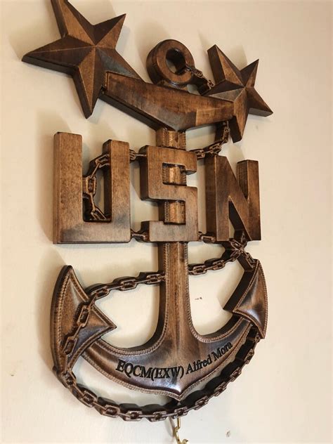 Usn Master Chief Petty Officer Anchor Mcpo Etsy