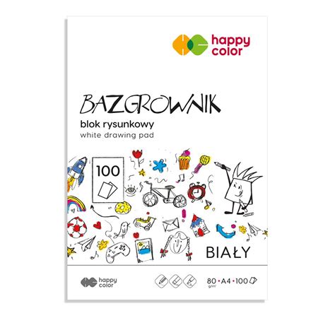 Blok Rysunkowy Bazgrownik 100 Ark Happy Color