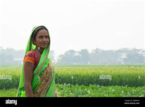 portrait of indian woman farmer, India Stock Photo - Alamy