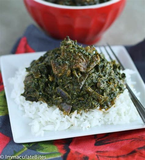 Cassava Leaves And Rice