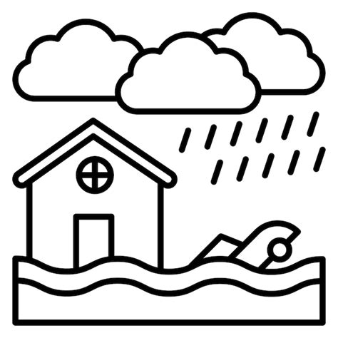 Premium Vector | Flood vector illustration style