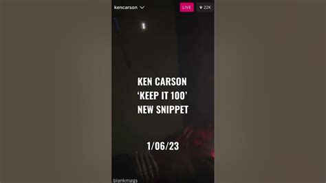 Ken Carson New Ig Live Snippet 10623 Jennifers Body New Snippet Youtube