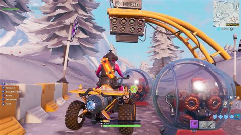 Fortnite Complete A Lap Of A Desert Snowy And Grassland Race Track Gamesradar