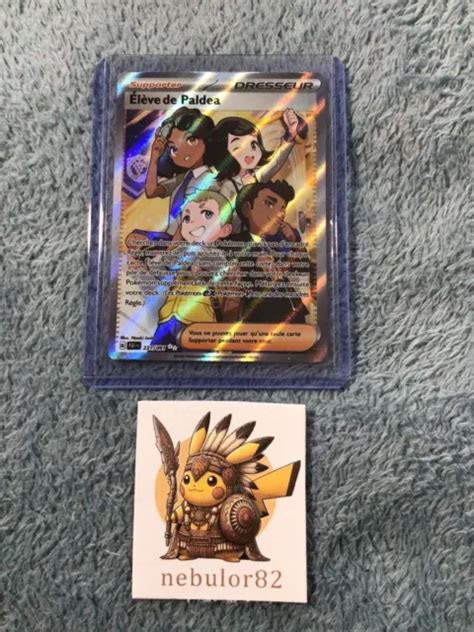 Carte Pok Mon El Ve De Paldea Full Art Destin E De Paldea