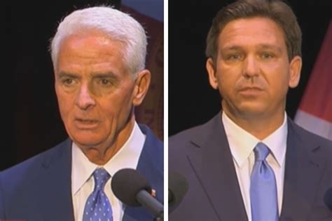 Desantis And Crist Face Off For Florida