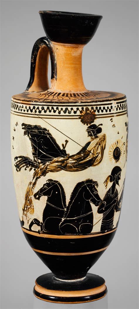 Four Views Of A White Ground Lekythos Attributed To The Sappho Painter