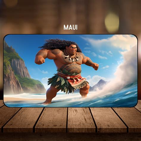 Maui, the Polynesian God 22 X 12 Disney Themed Lorcana Playmat Non-slip ...