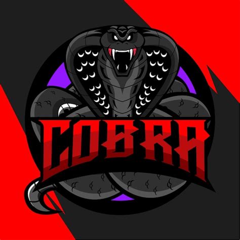 Vecteur De Logo De Mascotte Cobra Esport Vecteur Premium