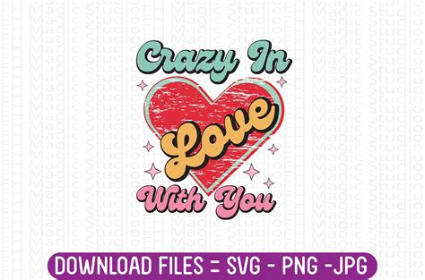 Crazy In Love With You Graphic By Fh Magic Studio · Creative Fabrica