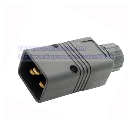 IEC320 C20 AC Power Cable Connector , IEC C20 Male Plug For Power Cord ...