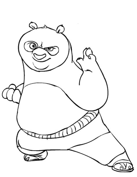 Dessins Gratuits Colorier Coloriage Kung Fu Panda Imprimer