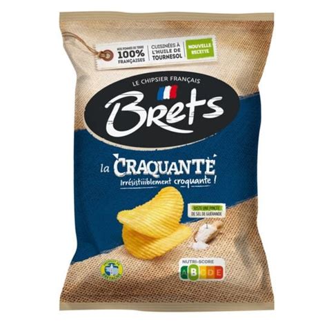 Chips craquante sel de Guérande BRET S le paquet de 125 g à Prix