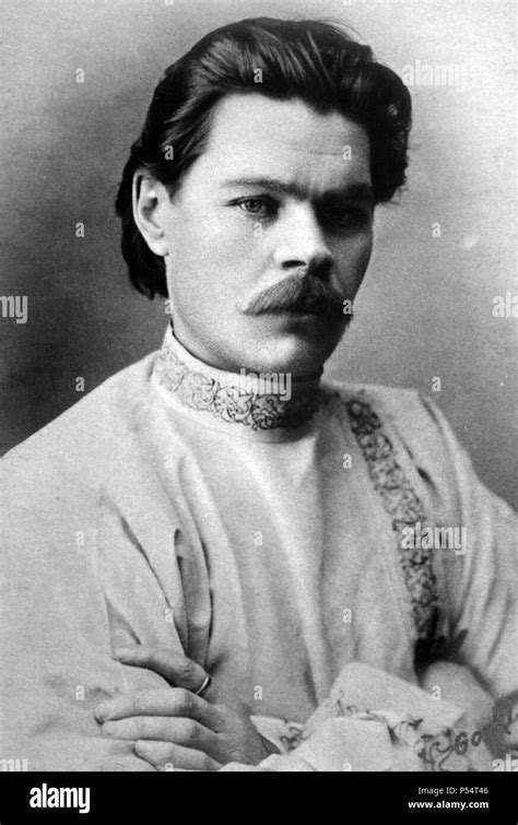 Maxim Gorki 1868 1936 Escritor Ruso Stock Photo Alamy