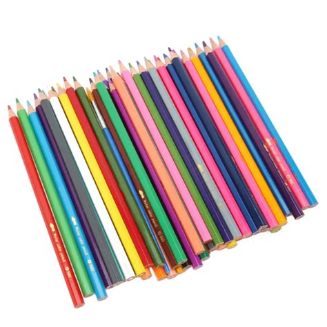 48 COULEURS AIRSHI CRAYONS De Couleur Porte Stylo Hexagonal Soluble