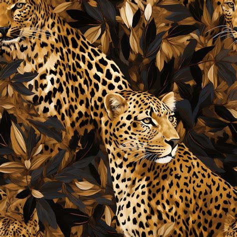 Premium Photo | Cheetah spots seamless pattern