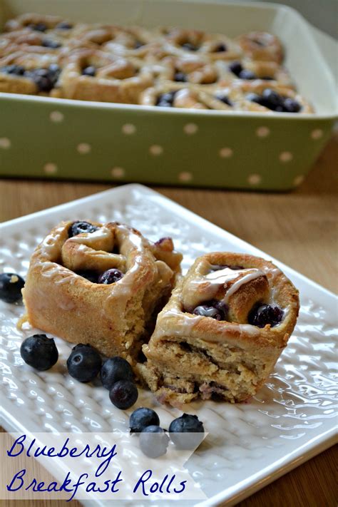 Blueberry Sweet Rolls The Domestic Geek Blog