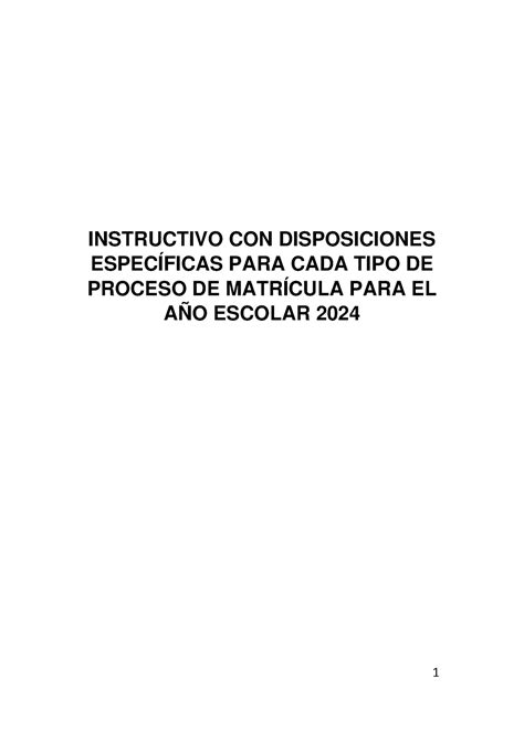 Anexo Instructivo de matrícula 2024 INSTRUCTIVO CON DISPOSICIONES