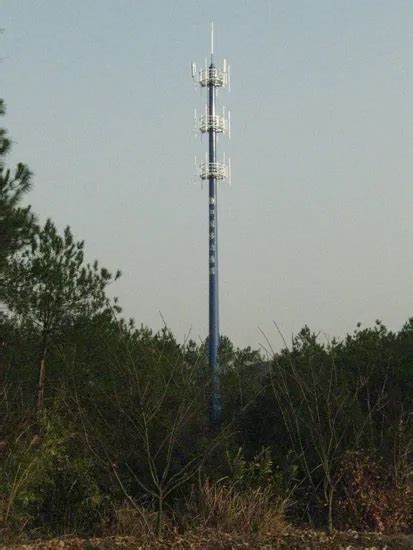 Gsm Communication Telecom Hot Dip Galvanized Steel Tower Mast Monopole