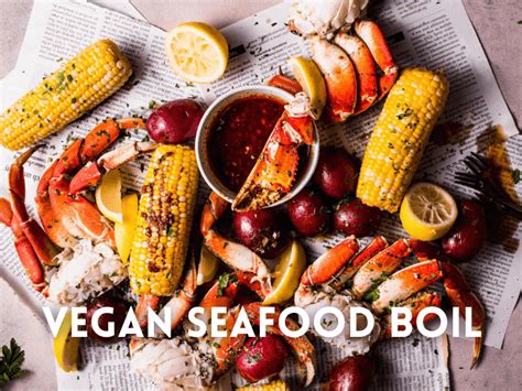 Delicious Vegan Seafood Boil Gold Fish Market