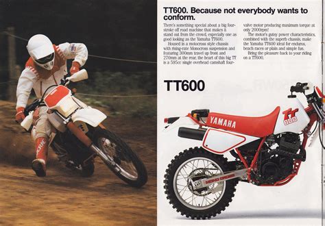 1989 Yamaha YZ TT TY PW Brochure Page 8 Tony Blazier Flickr