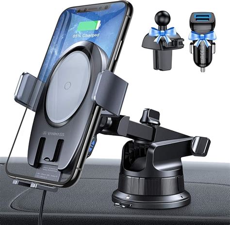 Vanmass 15w Wireless Car Charger Mount Leading Electric