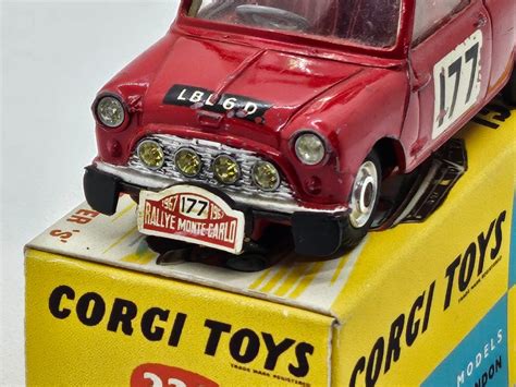 Corgi Toys 1 43 Model Car N 339 BMC Mini Cooper Monte Carlo Winner