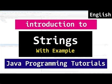 Learn Strings In Java Programming Video Tutorial Mind Luster