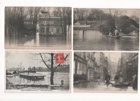 Lot De Cpa Inondations Paris Nogent Marne Eur