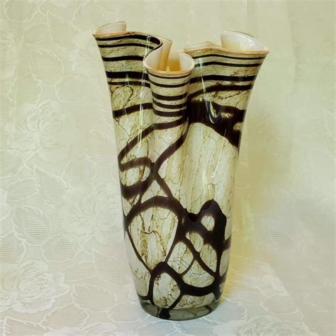 Jozefina Kronos Poland Glass Vase Aunt Gladys Attic