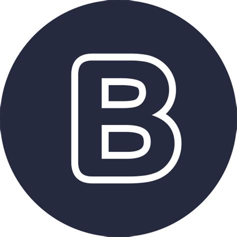 Letter B Icon Generic Glyph