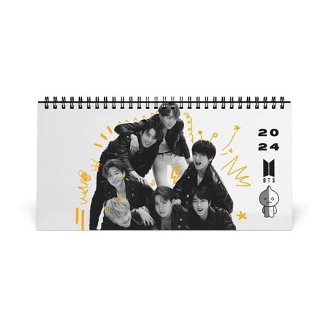 Bts Desk Calendar Kpop Gifts For Army Album Bt Jimin V Taehyung