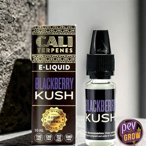 Compra Líquido Vaper Blackberry Kush Cali Terpenes en Pevgrow