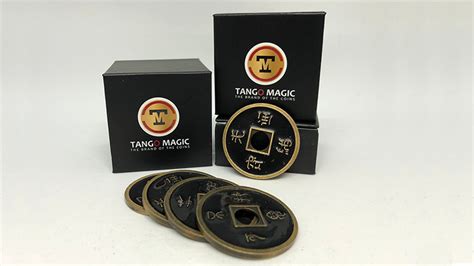 Chinese Coin Expanded Shell By Tango Dollar Size Black Zauberboxat