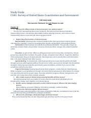 Chapter Study Guide C Survey Of Us Constitution And Government