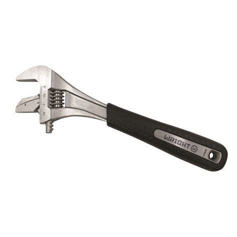 Wright Tool 12in Adjustable Wrench Chrome Reversable Jaw 1 34in