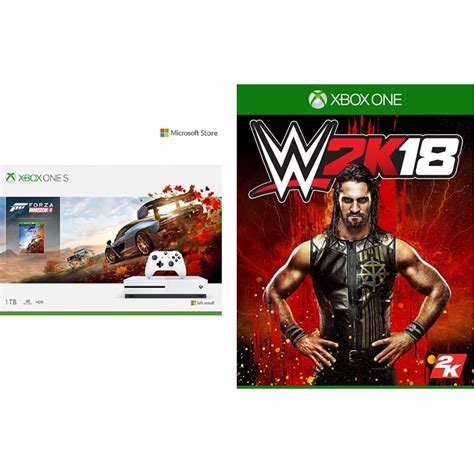 Microsoft Tb Xbox One S Console Forza Horizon Bundle Wwe K