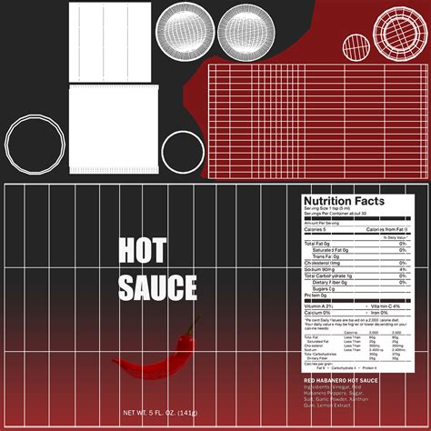 3D Model Hot Sauce Condiment Glass Bottle TurboSquid 1923346