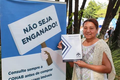 Cohab Entrega Termos De Quita O No Mutir O Nos Bairros