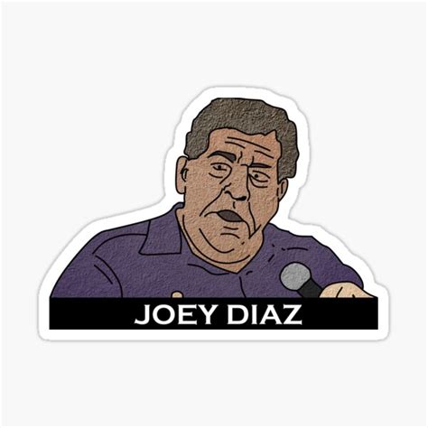 "Joey Diaz Stand Up" Sticker by ImpulSee | Redbubble