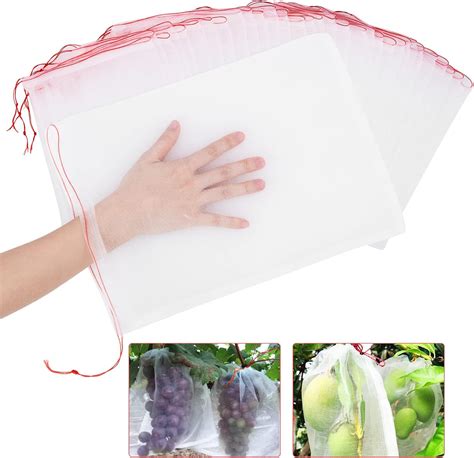 Kikhope Pcs Fruit Protection Bags X Fruit Netting Bags