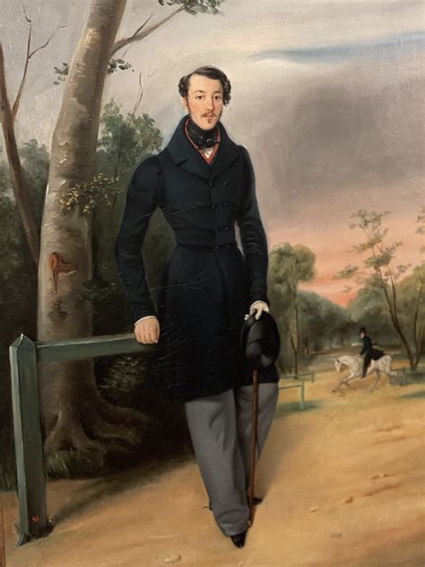 Portrait D Un Gentleman Vers 1820 Paul Bert Serpette