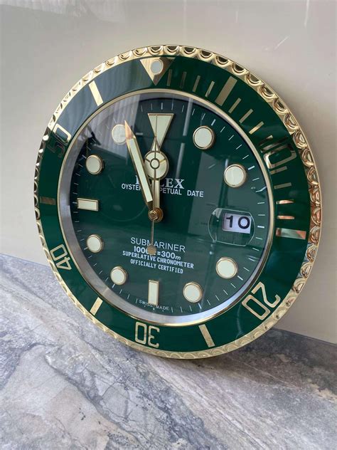 Rolex Officially Certified Oyster Perpetual Gold And Green Submariner