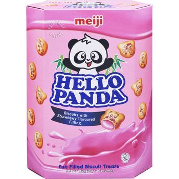 Double One Minimart Meiji Hello Panda Biscuits With Creamy Strawberry