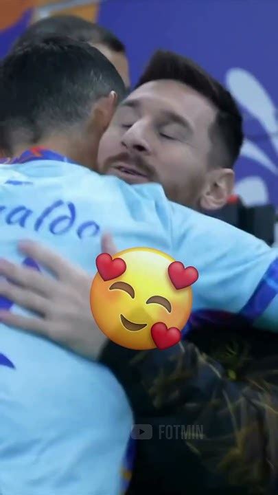 Ronaldo and Messi Hug Moment🥰😱 - YouTube