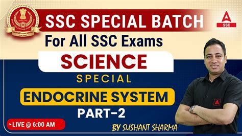 Ssc Cgl Ssc Chsl Ssc Mts Science By Sushant Sharma Endocrine