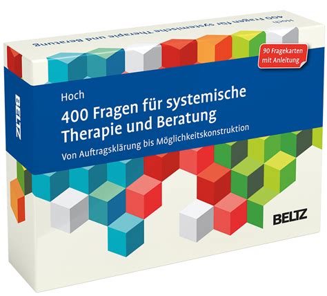 400 Fragen für systemische Therapie und Beratung Von Auftragsklärung